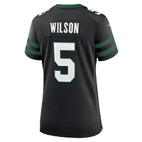 Women's Nike Garrett Wilson Legacy Black New York Jets Alternate Game Jersey
