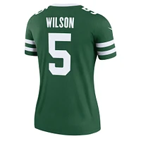 Women's Nike Garrett Wilson Legacy Green New York Jets Legend Player Performance Top