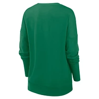 Women's Nike Green New York Jets Rewind Playback Icon Performance Pullover Sweatshirt