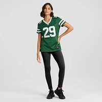 Women's Nike Jarrick Bernard Converse Legacy Green New York Jets Team Game Jersey