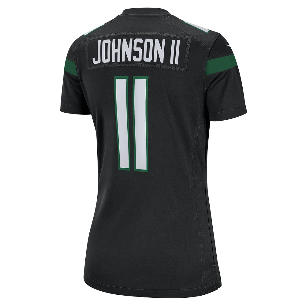 Women's Nike Jermaine Johnson II Stealth Black New York Jets Alternate Game Jersey