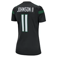 Women's Nike Jermaine Johnson II Stealth Black New York Jets Alternate Game Jersey