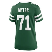 Women's Nike Josh Myers Legacy Green New York Jets Team Game Jersey