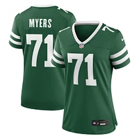 Women's Nike Josh Myers Legacy Green New York Jets Team Game Jersey