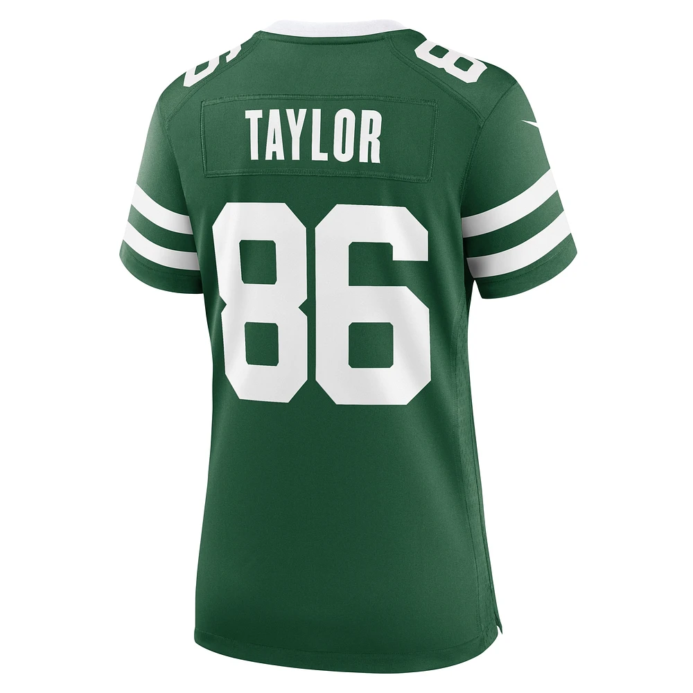 Women's Nike Malik Taylor Legacy Green New York Jets Team Game Jersey