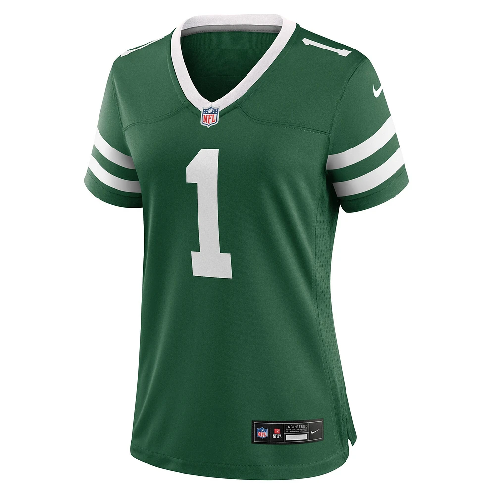 Women's Nike Number 1 Bride Legacy Green New York Jets Game Jersey