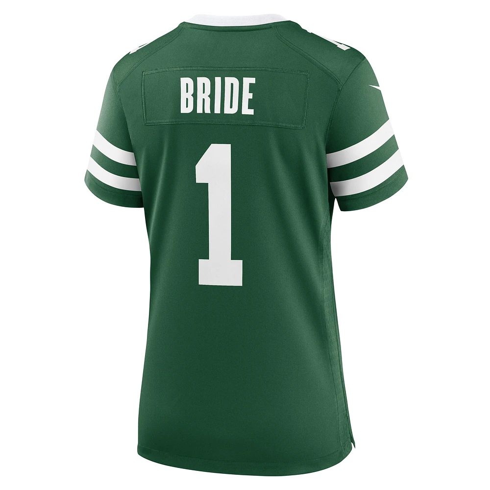 Women's Nike Number 1 Bride Legacy Green New York Jets Game Jersey