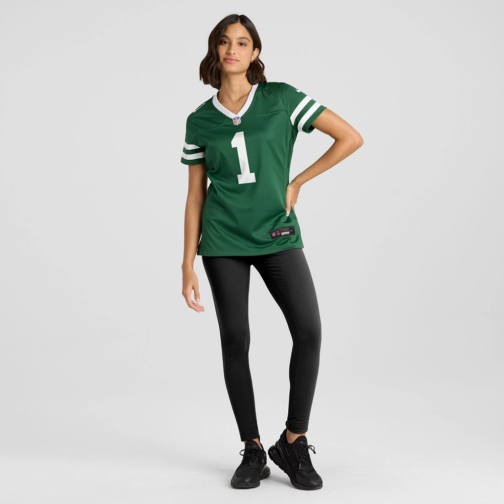 Women's Nike Number 1 Bride Legacy Green New York Jets Game Jersey