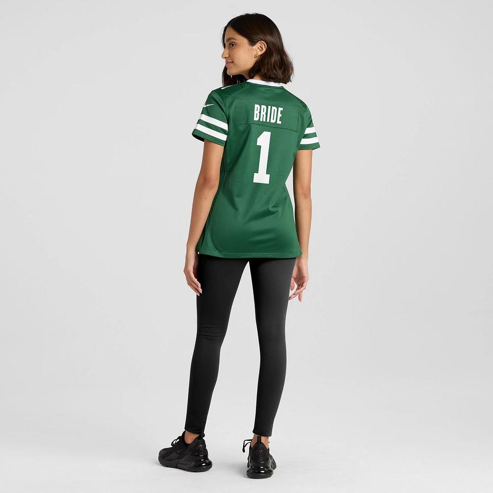 Women's Nike Number 1 Bride Legacy Green New York Jets Game Jersey