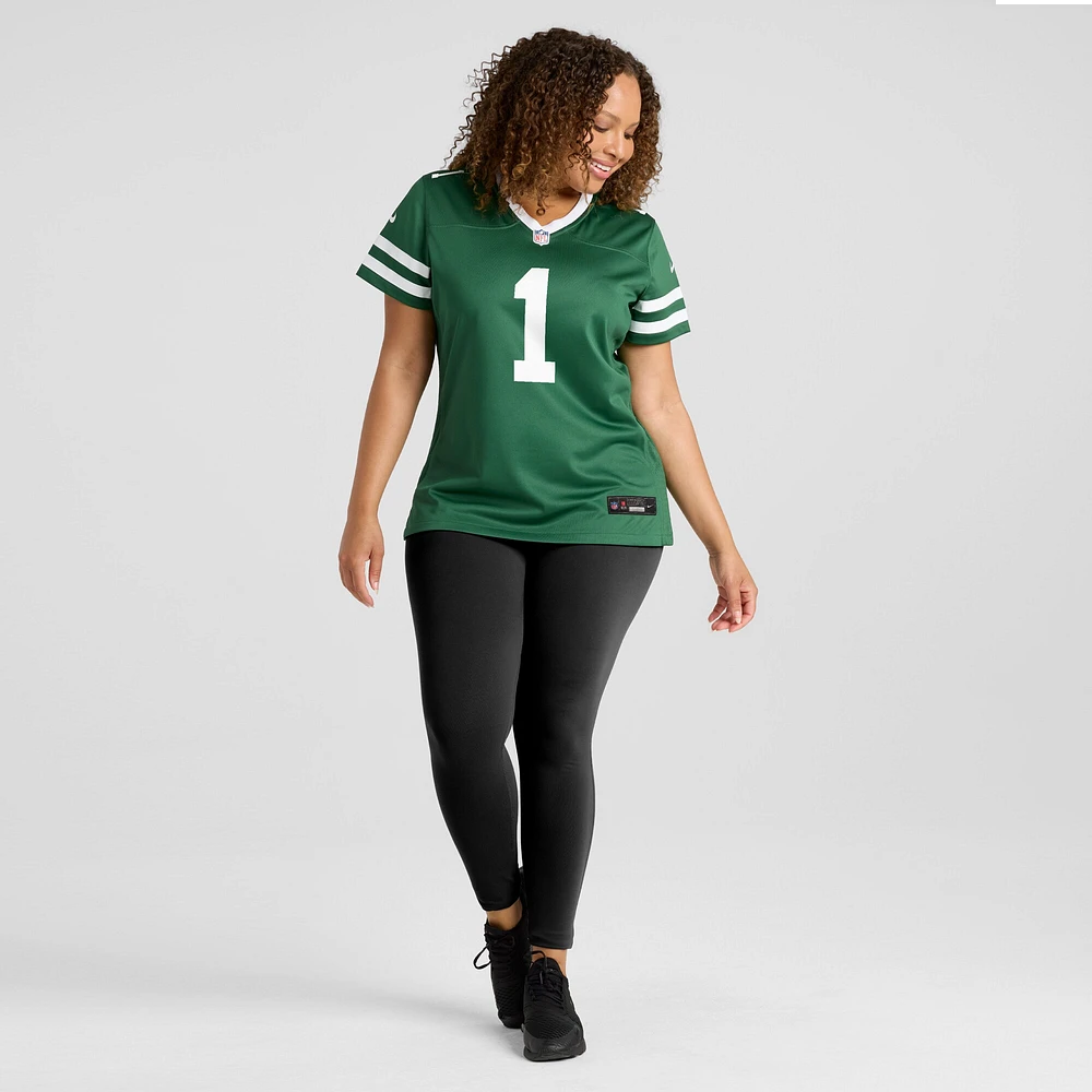 Women's Nike Number 1 Bride Legacy Green New York Jets Game Jersey