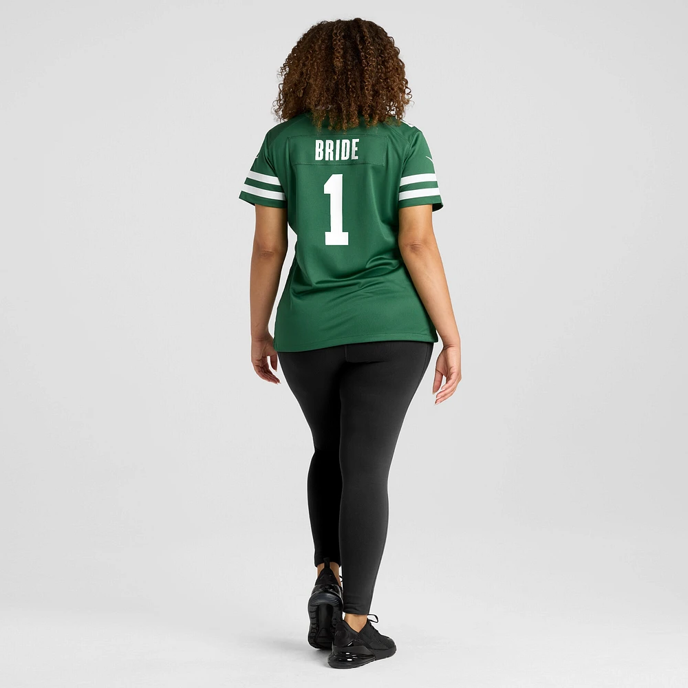 Women's Nike Number 1 Bride Legacy Green New York Jets Game Jersey