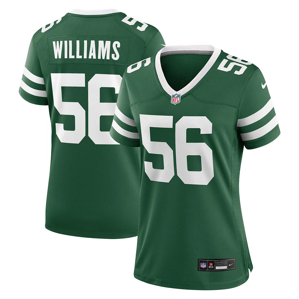 Women's Nike Quincy Williams Legacy Green New York Jets Game Player Jersey