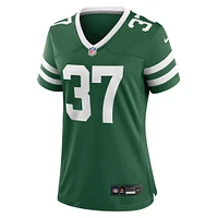 Women's Nike Qwan'tez Stiggers Legacy Green New York Jets Team Game Jersey