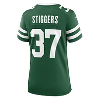 Women's Nike Qwan'tez Stiggers Legacy Green New York Jets Team Game Jersey
