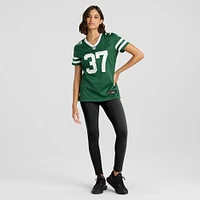 Women's Nike Qwan'tez Stiggers Legacy Green New York Jets Team Game Jersey