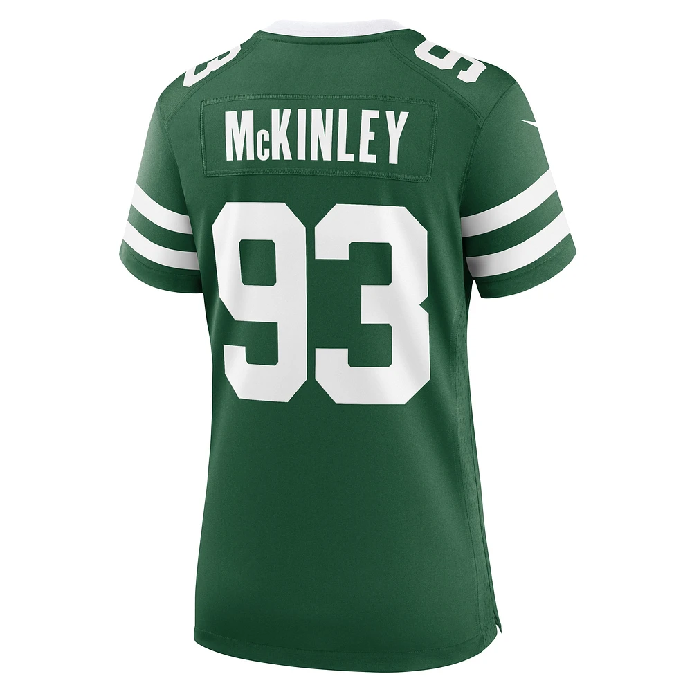 Women's Nike Takk McKinley Legacy Green New York Jets Team Game Jersey
