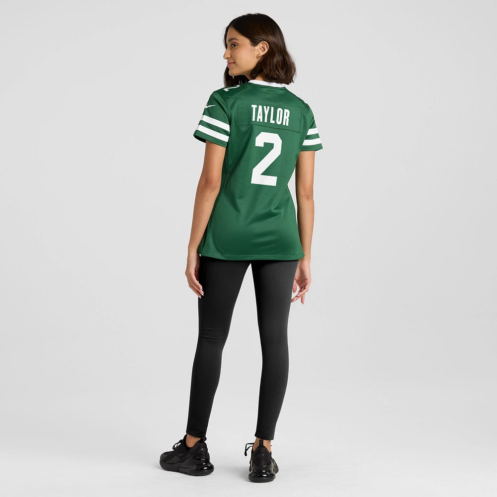 Women's Nike Tyrod Taylor Legacy Green New York Jets Team Game Jersey