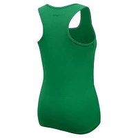Women's Pro Standard Kelly Green New York Jets Triple Tonal Racerback Tank Top