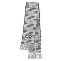 Women's WEAR by Erin Andrews New York Jets Plaid Knit Hat with Pom & Scarf Set