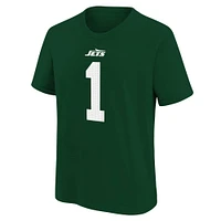 Youth Nike Ahmad Sauce Gardner Green New York Jets Player Name & Number T-Shirt
