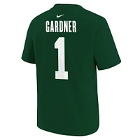 Youth Nike Ahmad Sauce Gardner Green New York Jets Player Name & Number T-Shirt