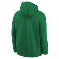 Sweat à capuche en polaire Nike Kelly Green New York Jets Rewind Club pour jeunes