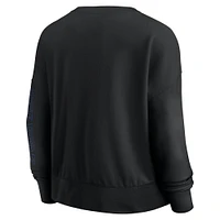 Sweat-shirt surdimensionné noir Fanatics New York Knicks Game Day