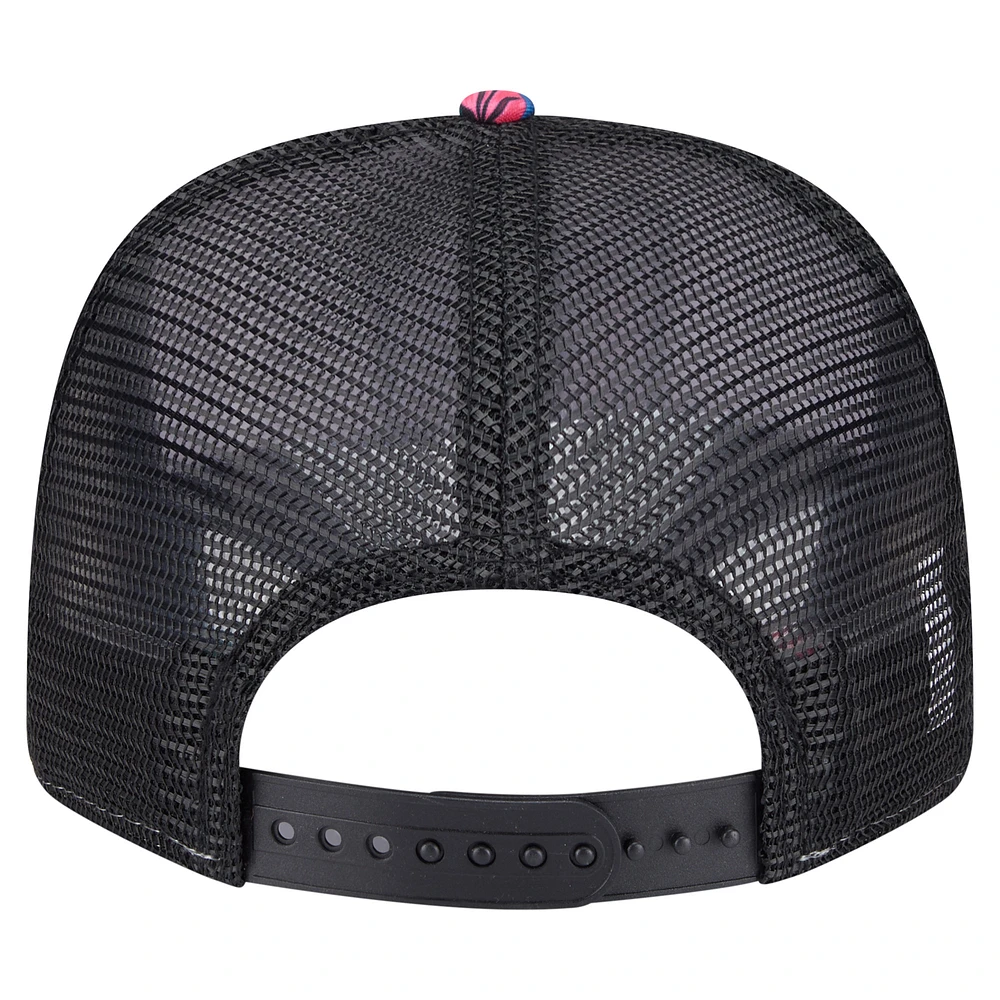 Casquette ajustable New Era blanche à motif floral New York Knicks 9SEVENTY pour homme