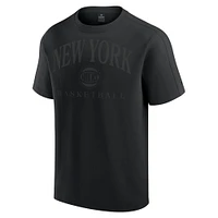 T-shirt noir à trois mélanges Flex New York Knicks Fanatics pour homme