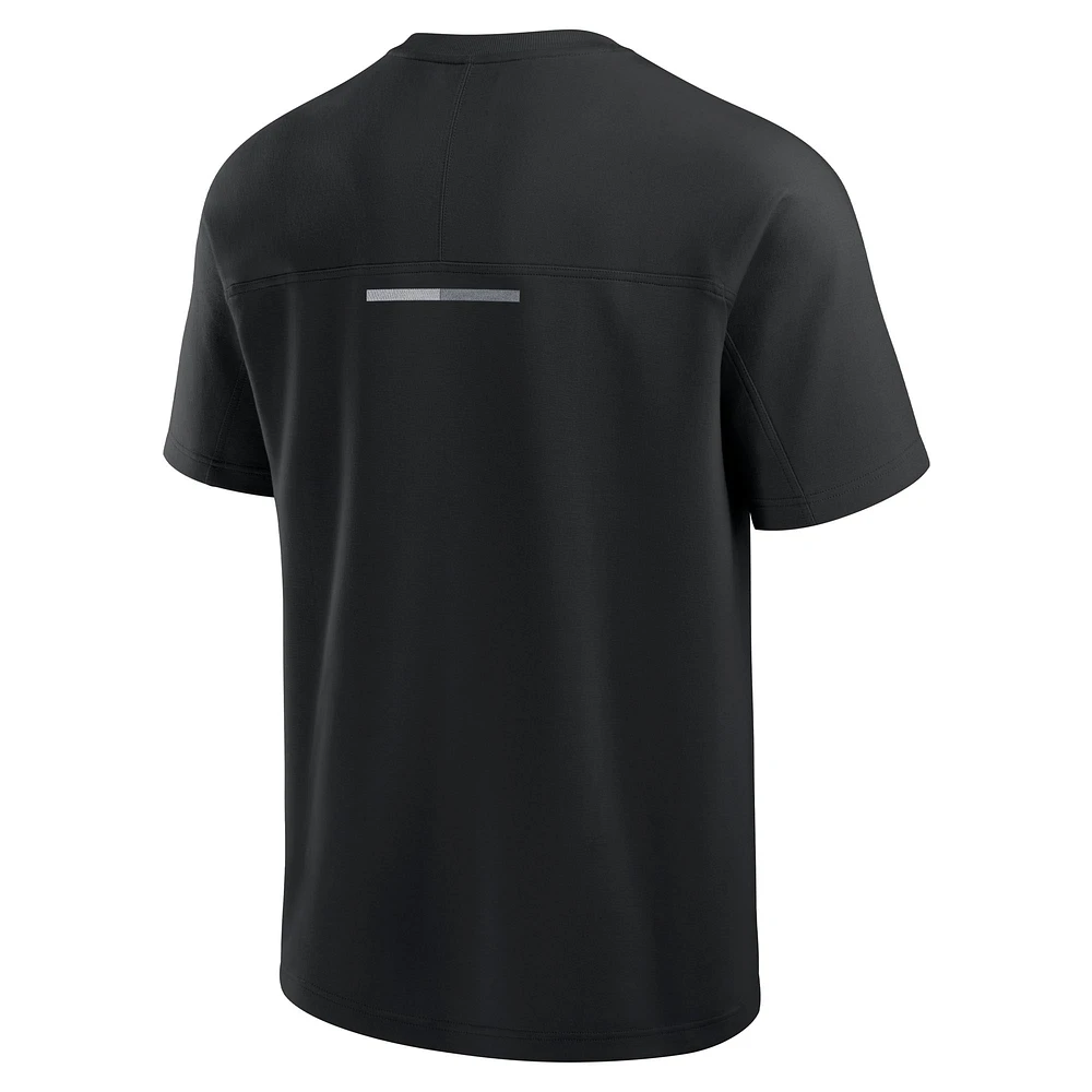 T-shirt noir à trois mélanges Flex New York Knicks Fanatics pour homme