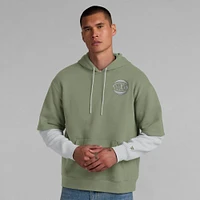 Men's Fanatics  Olive New York Knicks Elements Sleek Pullover Hoodie