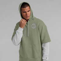 Men's Fanatics  Olive New York Knicks Elements Sleek Pullover Hoodie