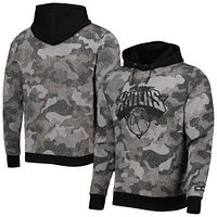 Sweat à capuche Hugo Boss New York Knicks Camo noir pour homme