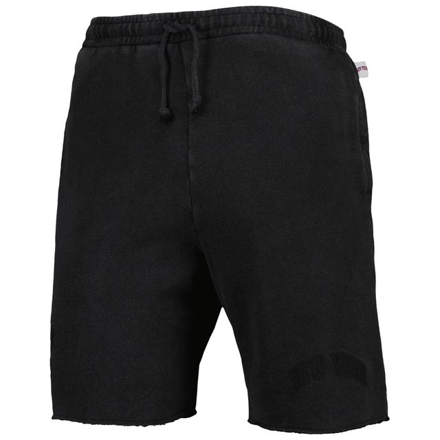 Short noir en molleton ton sur French Terry des New York Knicks Mitchell & Ness pour hommes