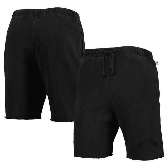 Short noir en molleton ton sur French Terry des New York Knicks Mitchell & Ness pour hommes