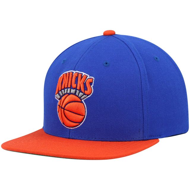 Casquette Snapback bicolore 2.0 New York Knicks Hardwood Classics Team Mitchell & Ness pour hommes