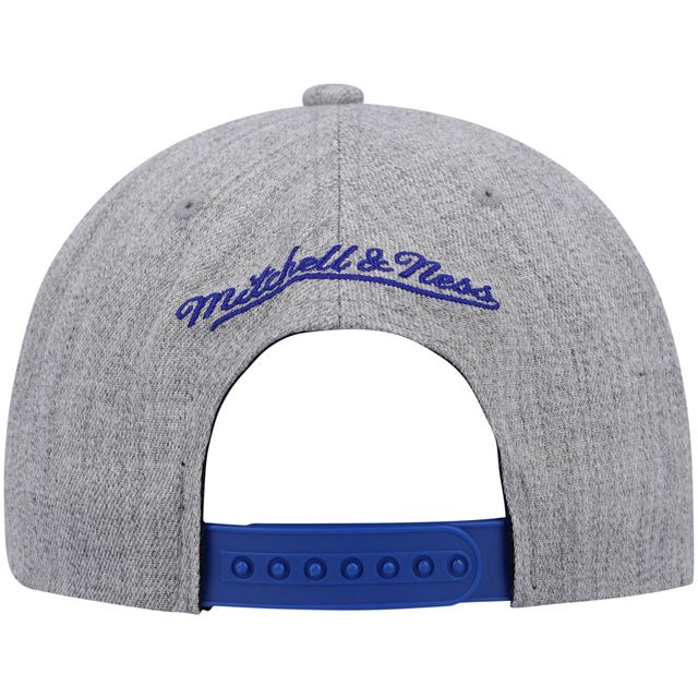 Casquette Snapback New York Knicks Hardwood Classics Team 2.0 gris chiné Mitchell & Ness pour homme