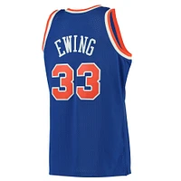 Men's Mitchell & Ness Patrick Ewing Blue New York Knicks 1991/92 Hardwood Classics Swingman Jersey
