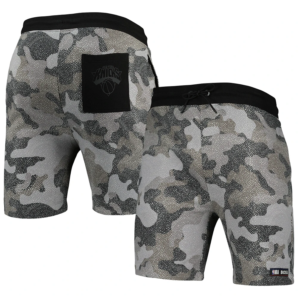 Short pour homme NBA x Hugo Boss New York Knicks Black Slam Camo