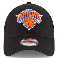 Men's New Era Black New York Knicks Team 2.0 9TWENTY Adjustable Hat