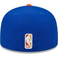 Men's New Era Blue/Orange York Knicks Gameday Gold Pop Stars 59FIFTY Fitted Hat