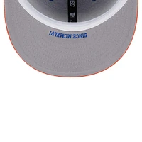 Men's New Era Blue/Orange York Knicks Gameday Gold Pop Stars 59FIFTY Fitted Hat
