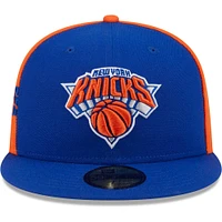 Men's New Era Blue/Orange York Knicks Gameday Wordmark 59FIFTY Fitted Hat