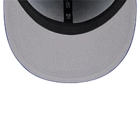 Men's New Era Blue York Knicks Throwback Pennant 59FIFTY Fitted Hat