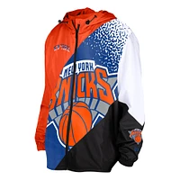 Men's New Era  Orange York Knicks 2024/25 City Edition Full-Zip Windbreaker Jacket