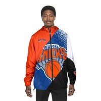 Men's New Era  Orange York Knicks 2024/25 City Edition Full-Zip Windbreaker Jacket