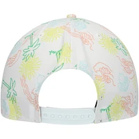 Men's New Era White New York Knicks Palm Trees and Waves Golfer Adjustable Hat