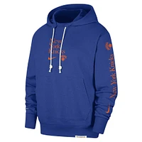 Men's Nike Blue New York Knicks Authentic Performance Pullover Hoodie