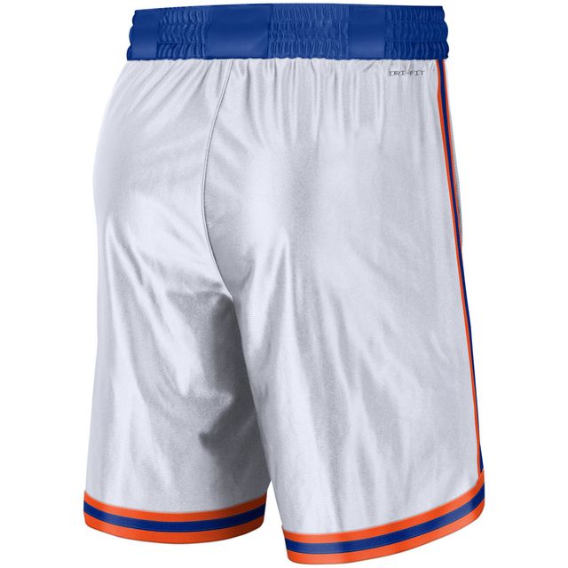 Short Nike Performance Swingman Édition Classique New York Knicks 2021/22 pour Homme Blanc/Bleu