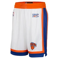 Men's Nike White New York Knicks 2024/25 City Edition Swingman Shorts